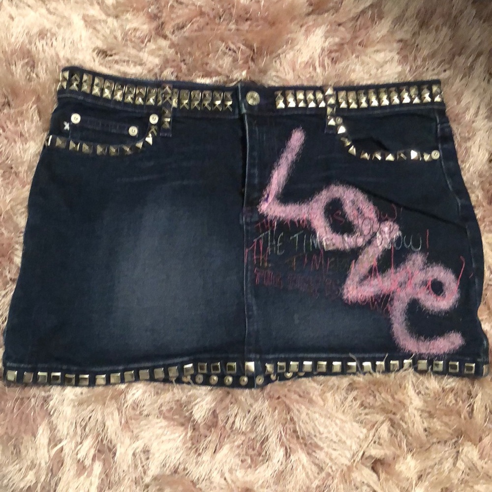 Vintage Express mini skirt